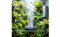 Stainless Steel High-Frequency Mist Maker Three-Head Mist Maker with 3 Heads Waterproof High-Frequency Fogger Compact for Ponds, Fountains, Aquariums