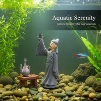 Miniature Resin Figurines for Aquarium, Terrarium, and Bonsai Decor