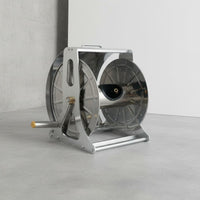 Stainless Metal Water Conduit Reel Easy to Use Wall Mounted Hose Reel