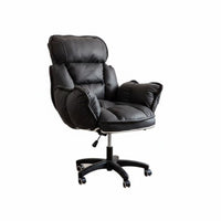 Upholstered rotate Chair Ergonomic Design Upholstered rotate Shell Chair Curved spinerest Easy Assembly for Students, Study Room