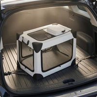 Car Pet Crate Easy to Carry Folding Dog Crate for Road Trips