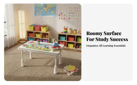 Height-Adjustable kids' Desk Multi-Multi-Age Use Height-Adjustable School Desk Set Ergonomic Design Rounded Corners for Home