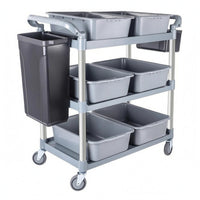 Commercial Kitchen Cart Metal Frame Facility Equipment Heavy Duty for Restaurant