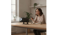 Portable Display Device Compact Display Device with Stand for Movie Nights, Travel