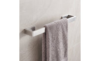 SUS304 Stainless Steel Towel Rack No-Drill Bathroom Towel Bar Self-Adhesive Hardware Rustproof for Renters, Lavatory, Rv