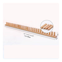 Wooden Weaving Loom Stress Relief Wood Weaving Frame Easy to Use for Home