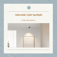 Adjustable LED ceiling spotlight