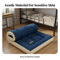 Student Dorm Mattress Pad Soft Quilted Mattress Topper Breathable Thick Tatami Mat for Students, Renters, Dormitory, Apartment, Guestroom