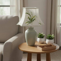 Floral Bedside Lampshade Soft Light Rectangular Textile Lampshade Warm Ambiance