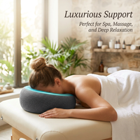 Memory Foam Face Down Pillow, Massage Headrest Bed with Hole, Breathable Face Cushion for Massage Ta - Image 3