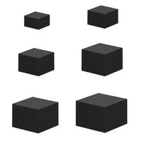 Black Acrylic Display Riser Easy to Clean Acrylic Display Riser Reusable