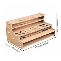 Multi-Slot Design Model Building Tool Stand Easy Reach Model Tool Rack Space-Saving Tweezer and Plier Stand Desktop Organizer for Hobbyists, Workbench