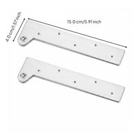 Adjustable stainless steel hinge