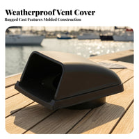 Sturdy Boat Cowl Vent with Base