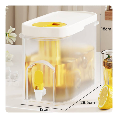 Fridge Beverage Dispenser Temperature Resistant Cold Brew Pitcher with Spigot