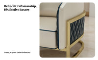Upholstered Booth with Table and Chairs Nordic Design Upholstered Lobby Seat Modern Aesthetic dense foam Foam Padding
