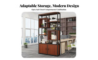 Modern Design Multi-Tier Shelving unit Multifunctional Multi-Tier exposed storage shelf Space-Saving Storage Rack Sturdy for residents, Interior Designers, Office Workers, Entryway, Hallway, Bedroom, Kitchen