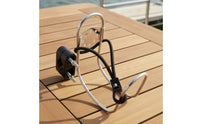 Boat Mount Life Preserver Rack Polished Finish Stainless Steel Life Buoy Holder