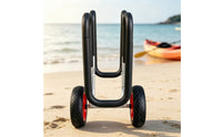 Paddle Board Cart Stable Kayak Trolley Compact Trailer for Paddlers, Marina