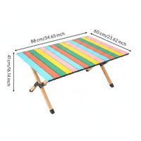 Folding Table Aluminum Alloy Outdoor Gear Carrying Bag Included