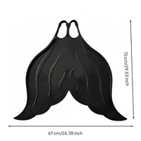 Training Monofin Rubber Fin Diving Use for Pool