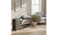 Double Layer Luggage Rack Space-Saving Foldable Suitcase Stand Portable