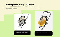 Non-slip pet stroller pad