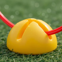 Soccer Corner Flag Pole with Water-Filled Base, Agility Ring, and Obstacle Marker Training Set