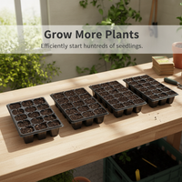 Seedling Starter Trays with Holes for Strawberry Watermelon Vegetables Succulents