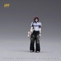VM 1/64 Scale Cool Skateboard Boy Miniature Scene Model 3D Printed Colored Figure