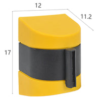 Wall-Mounted Stainless Steel Cashier Retractable Belt Barrier with Fixed Post, 2m 3m Wholesale