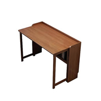 Foldable Design transformable hall table Desk Space-Saving Writing Table Extendable Surface Workstation Multi-Functional for Students, Apartment Dwellers, telecommuter Workers, Small areas, Bedroom, Home Office, Dorm Room