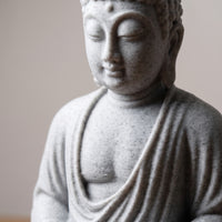 Meditating Buddha Statue Serene Buddha Figurine Minimalist for Home Decor