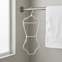 Shatterproof Single-Piece Swimsuit Display Hanger Long-Lasting PP Material Body Form Hanger Flexible Hollow Back Display Form White Finish for Retailers