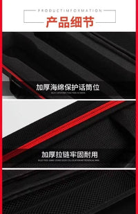 EVA Microphone Storage Bag, Handheld Large Microphone Case, Double Microphone Protective Bag