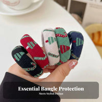 Anti-Collision Elastic Bangle Guard High Elasticity Material Bracelet Bumper Decorative for Women, Daily Wear, Home, Office