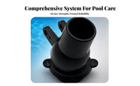 Pool Hose Swivel Flared Base Cylindrical Cleaner Connector Part