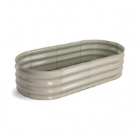 Oval Raised Garden Bed Outdoor Metal Garden Bed Long-Lasting for Gardeners