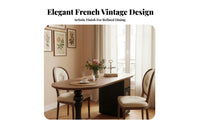 French design Rectangular foldableflap Table centuryera Inspired drop-flap flap Table Foldable Design Dining Furniture Extendable Surface for Homeowners, Apartment Dwellers, Families, Small Spaces, Kitchen