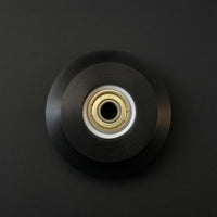 70 X 24 Mm Replacement Pulley Wheel Wide Rim Ball Bearing Pulley Black Machine Part Durable