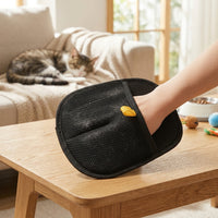 Car Seat and Furniture Pet Hair Removal Glove with Breathable Mesh, Dog Grooming and Cat Grooming Glove Pack of 5, Ergonomic Pet Hair Catcher