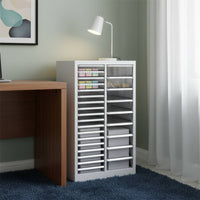 Stationery Organizer Cabinet Multi-Layer Drawer Storage Cabinet Metal Heavy Duty for Study Room