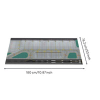 Airport Layout Mat with Landing Strip Realistic Airport Display Base Large Board for Aviation Diorama