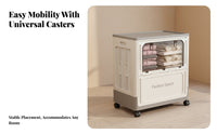 Stackable container with Front accessibleing Large Capacity Household Storage two-way accessibleing