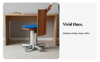 Upholstered Rotating Chair Bauhaus Inspired Indoor Furniture Versatile Vintage Design for Students, Adults, Study Room, Bedroom