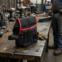 Waist Tool Bag Wear-Resistant Tool Belt Pouch Utility Belt Pouch Waterproof Multi-Pocket for Electricians, Construction Sites