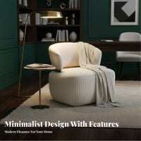 Soft Tub Chair Modern and Elegance Accent Armchair Minimalist Design Soft Upholstery for Homeowners, Living Room, Lounge Area