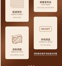 车载加热坐垫汽车冬季保暖毛绒USB接口座椅电加热羊羔绒通用车垫