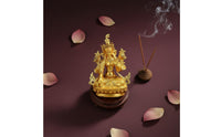 Alloy Buddha Statue Collectible Small Tibetan Buddha Statue House Decoration Intricate Designs for Home Altar, Shelf Display