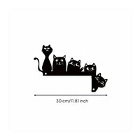 Feline Wall Corner Decoration L-Shaped Hanging Feline Corner Decor Cutout
